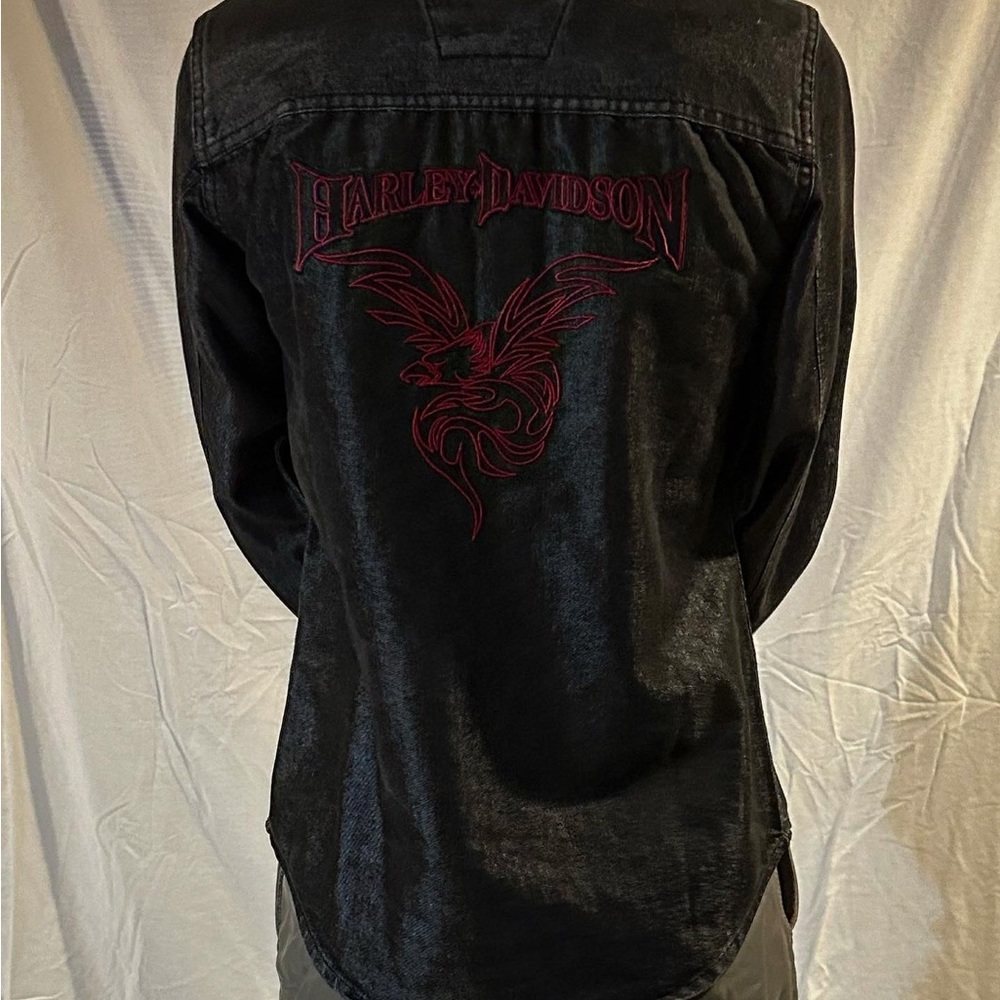 Harley Davidson Button Up Jacket - image 8